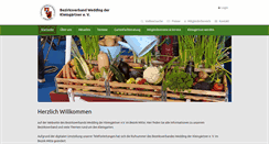 Desktop Screenshot of gartenverband-wedding.de